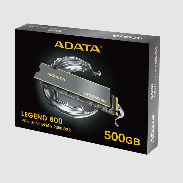 Unidad De Estado Solido Ssd Interno 500Gb Adata Legend 800 M2 2280 Nvme Pcie Gen 4X4 Lect3500 Escrit2800 Mbs Pc Laptop Minipc 3Dnand Disipador Aleg800500Gcs ALEG-800-500GCS - ALEG-800-500GCS