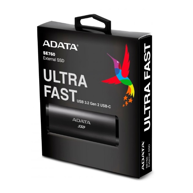 Unidad De Estado Slido Adata Se760  Unidad De Estado Slido Adata Se760 512 Gb Usb 32 Gen 2 1000 MbS  SE760  ASE760-512GU32G2-CBK - ASE760-512GU32G2-CBK