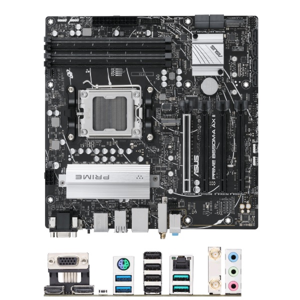 Compra el Mb Asus Prime B650M A Ax Ii Amd7000 Am5 4Ddr5 128Gb Prime
