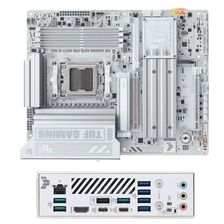 MOTHERBOARD ASUS TUF GAMING X870-PRO WIFI7 W NEO SOCKET AM54DDR5HDMIPCIE-4.0WIFI7 ATX - Código: TUF GAMING X870-PRO WIFI7 W NEO | Compra en Guadalajara