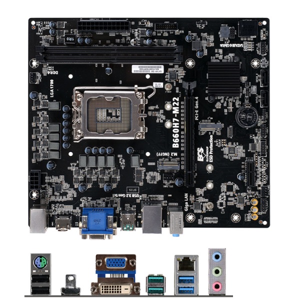Motherboard ECS B660H7-M22 MB ECS B660H7-M22 - Código: B660H7-M22 | Compra en Guadalajara