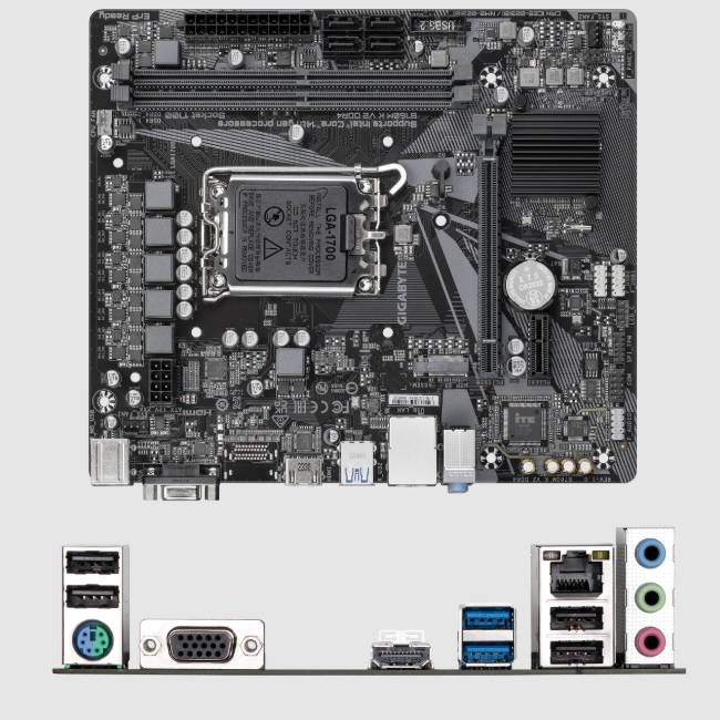 TARJETA MADRE GIGABYTE B760M K V2 DDR4 / SOCKET 1700 / 2X DDR4 / HDMI / PCIE X 16 / MICRO ATX - Gigabyte