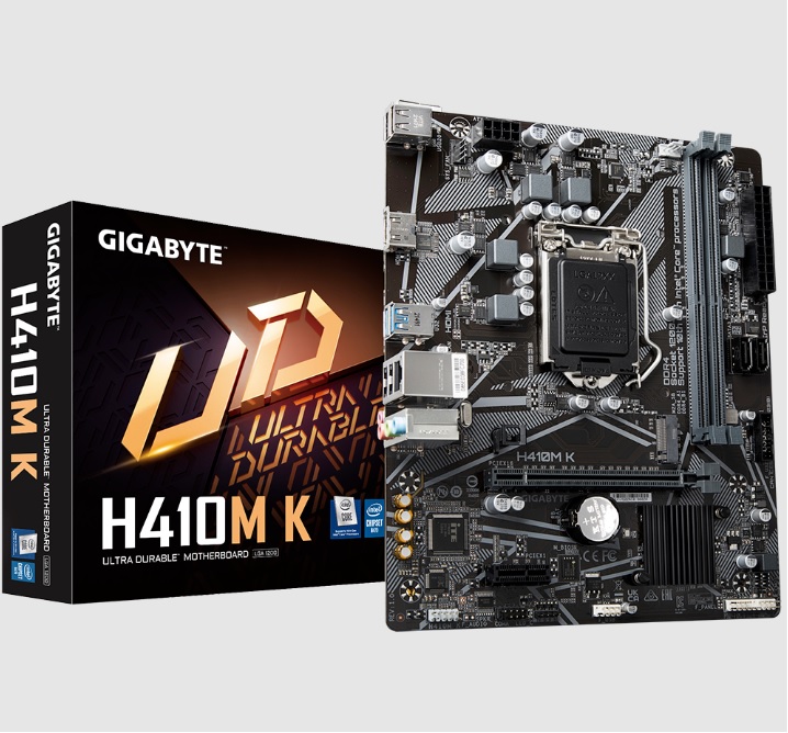 Tarjeta madre Gigabyte H410M K socket 1200 10a Gen 2xDDR4 HDMI - Gigabyte
