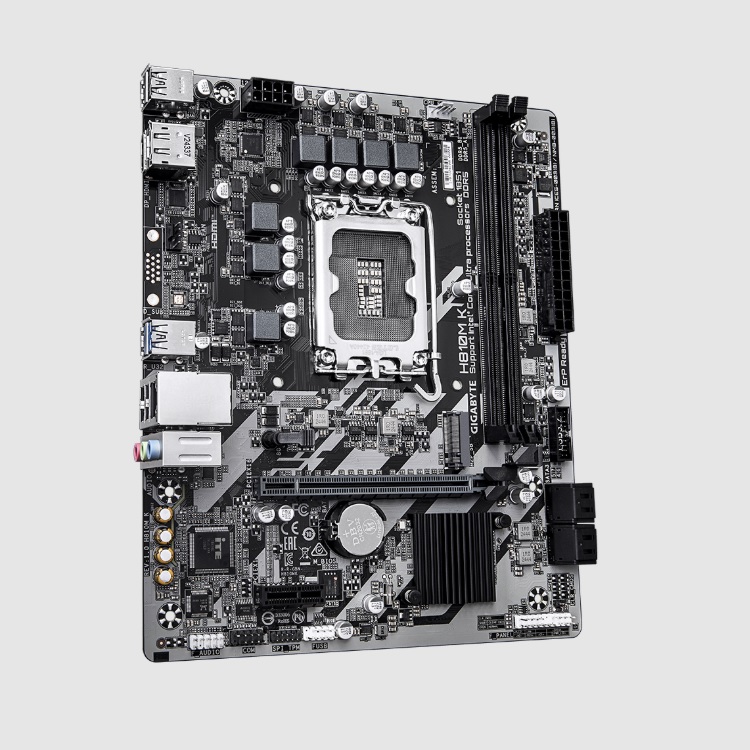 Tarjeta Madre Gigabye H810M K socket 1851 Ultra Series 2 2xDDR5 6400Mhz 1xDP 1xHDMI - Código: H810M K | Compra en Guadalajara