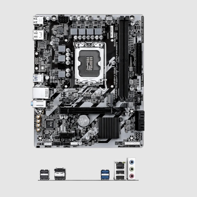 Tarjeta Madre Gigabye H810M K GEN 5 socket 1851 Ultra Series 2 2xDDR5 6400Mhz 1xDP 1xHDMI - Código: H810M K GEN5 | Compra en Guadalajara