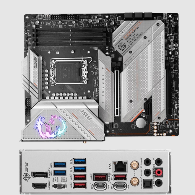 Tarjeta madre MSI MPG Z790 EDGE WIFI socket 1700 12/13/14a Gen 4xDDR5 HDMI DP ATX - Gigabyte