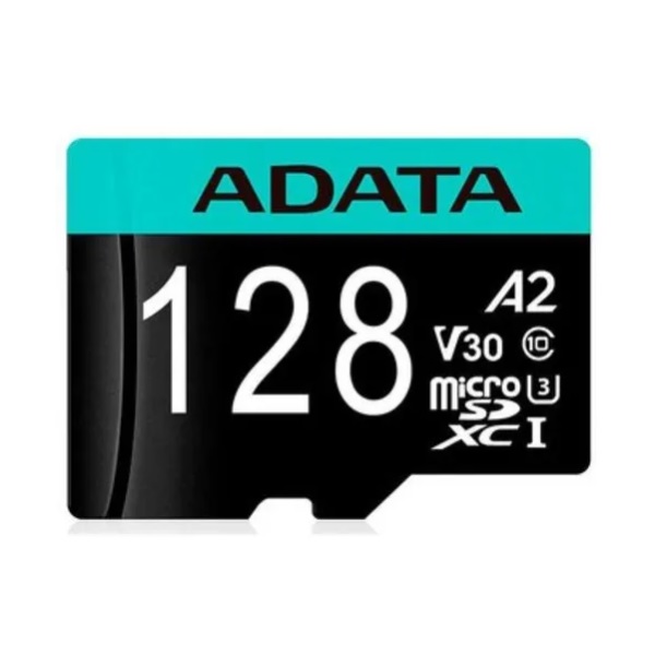 MEMORIA ADATA 128GB MICRO SD HC UHS-I U3 V30S U3 A2 AQUA AUSDX128GUI3V30SA2-R UPC  - AUSDX128GUI3V30SA2-R