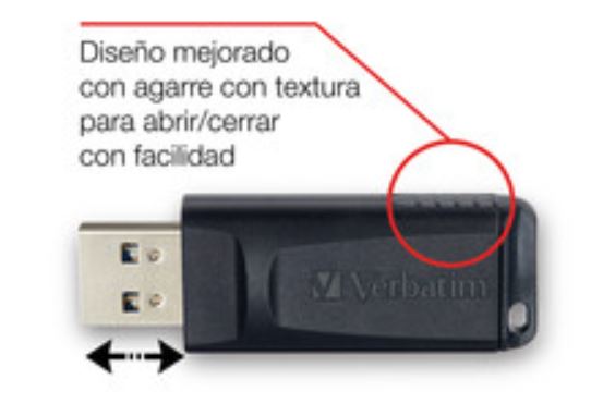 32GB DISPOSITIVO USB VERBATIM -  NEGRO - Código: VB98697 | Compra en Guadalajara
