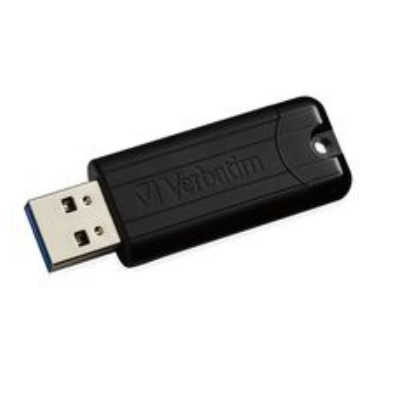 Memoria Verbatim 32GB Pinstripe retractil modelo VB49064 color Negro - Kingston