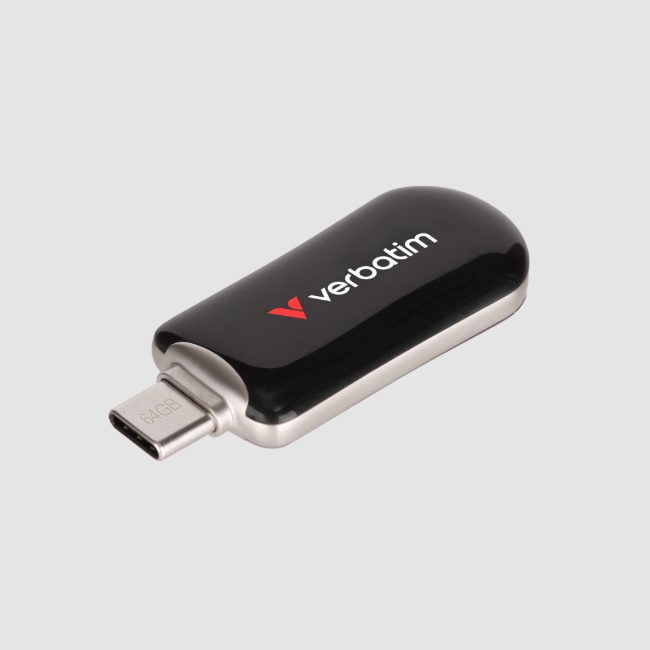 Memoria Verbatim Plectra 64GB USB-C Flash Drive modelo VB30224 color Negro - Patriot