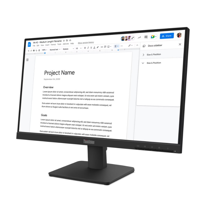 Monitor Lenovo ThinkVision S22-4e LED 21.5 1920x1080 Full HD 100Hz HDMI Negro 64CBKAR6LA - Código: 64CBKAR6LA | Compra en Guadalajara