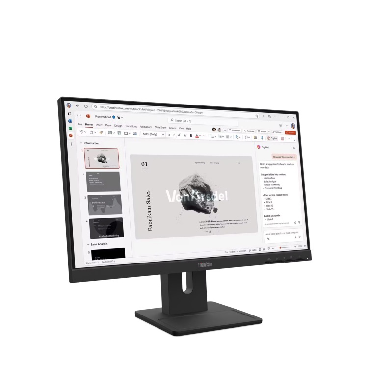 Monitor Lenovo Thinkvision E22-40 21.5 pulg 19201080 HDMI VESA - Código: 64C9MAR6LA | Compra en Guadalajara