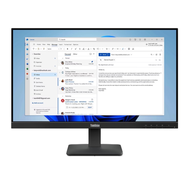 ThinkVision S24-4e A25238FS0 23.8 Monitor-HDMI - Asus