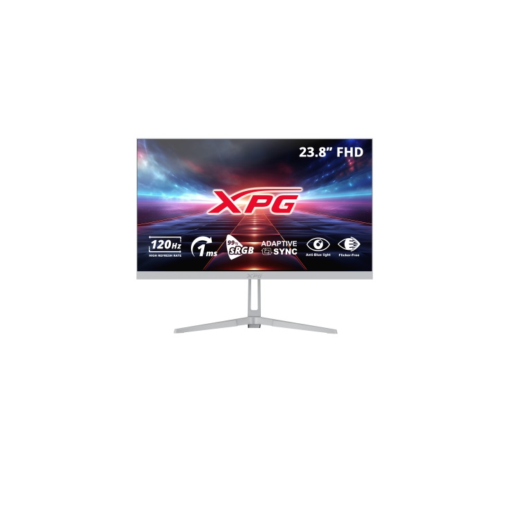 Monitor XPG Rift R24F2 23.8 pulg plano 120Hz Blanco HDMI DP 1920X1080 full HD RIFT R24FT R24F2-WHCM - Código: RIFT R24F2-WHCM | Compra en Guadalajara