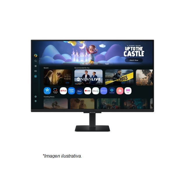 MONITOR LED SAMSUNG 32 PULGADAS /SMART MONITOR M5/ FHD 1920 X 1080/ VA/ PLANO/ HDMI /BT/ WIFI/ 60 HZ/ NEGRO - Código: LS32FM500ELXZX | Compra en Guadalajara