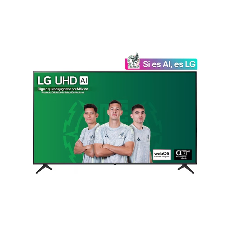 Pantalla Smart TV LG UA75 75 pulg 75UA7500PSA 4K Netflix Disney Prime Video HDMI USB - Código: 75UA7500PSA | Compra en Guadalajara