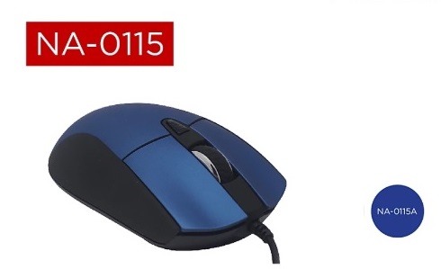 Mouse Naceb Technology NA-0115A Mouse Naceb Technology NA-0115A Azul 6 Botones Alámbrico Óptico 800 - 2400 DPI - Código: NA-0115A | Compra en Guadalajara
