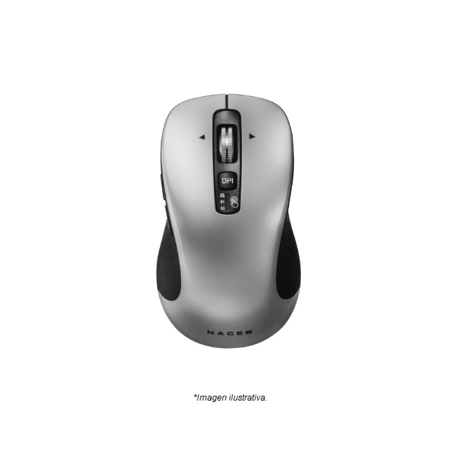 Mouse Naceb Infinity Essencial ES1 inalambrico color Gris modelo NA-0132G - Código: NA-0132G | Compra en Guadalajara