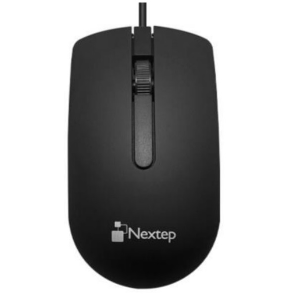 Mouse Nextep Alambrico USB color negro 1000 DPI NE-414 - Código: NE-414 | Compra en Guadalajara