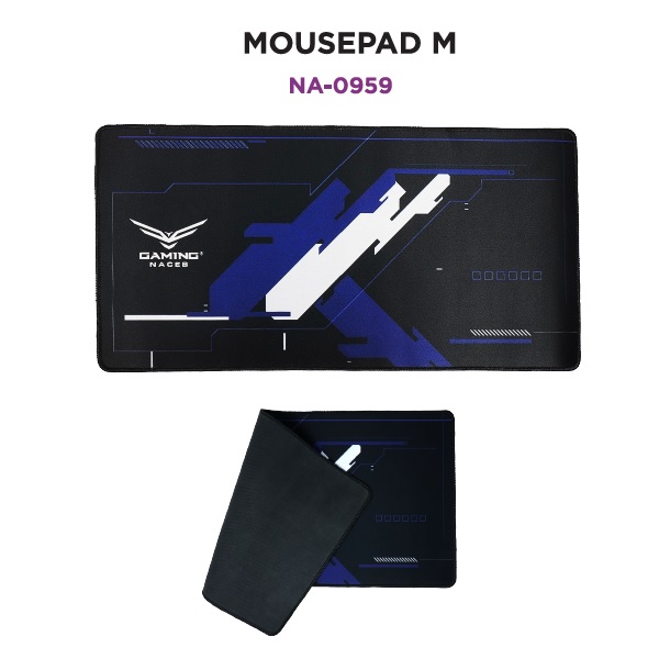Mousepad Naceb Technology NA-0959 Mousepad M 30x60cm 4mm Base Fabricada En Cuacho Superficie De Microfibra Multispandex Seda. Modelo NA-0959 - Código: NA-0959 | Compra en Guadalajara