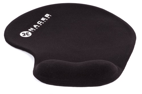 Mouse Pad Naceb Technology - Mouse Pad Naceb Technology Negro Gel - Código: NA-549NE | Compra en Guadalajara