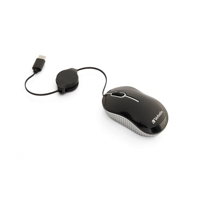 Mini mouse Verbatim de viaje USB-C - Negro - Dell