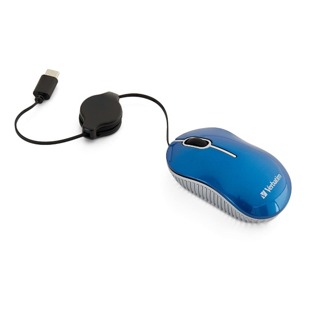 Mini mouse Verbatim de viaje USB-C - Azul - Código: 70746 | Compra en Guadalajara