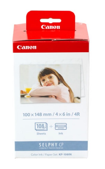 Tinta / Papel KP-108IN Para Selphy CP Cont. 108 Papel 3115B001AA - Código: 3115B001AA | Compra en Guadalajara