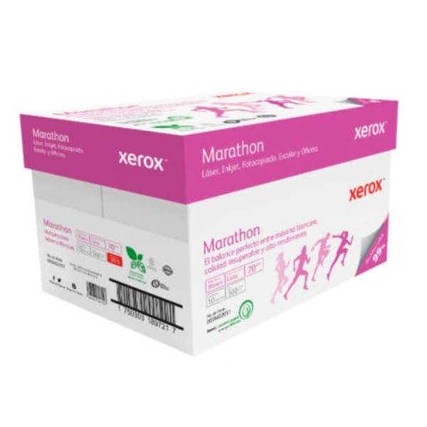 Papel Xerox Carta Marathon 99  Blancura 3M02051 - 3M02051