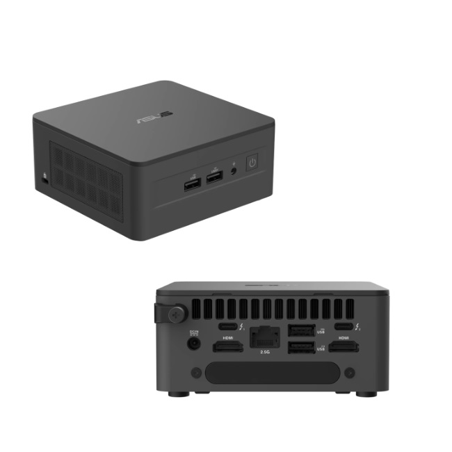 Mini PC Barebone Intel Asus NUC 13 Pro Core i3-1315U sin RAM SSD 2xDDR4 64GB SODIMM 3200MHz M.2 2280 G4 HDMI DP TB Wi-Fi 6E RNUC13ANHI300001I - Código: RNUC13ANHI300001I | Compra en Guadalajara