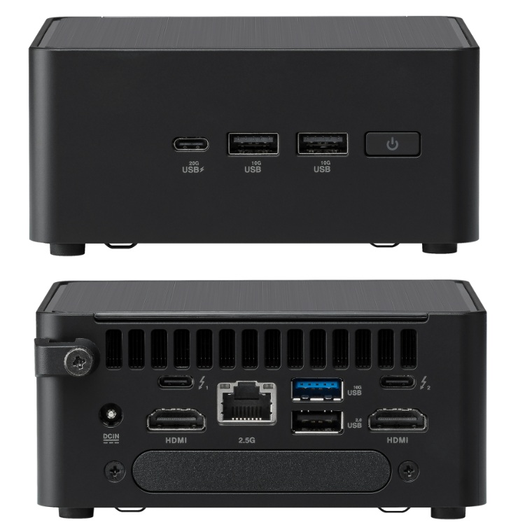 Computadora Asus Mini PC NUC 14 PRO Core Ultra 7 155H 2xSODIMM DDR5 2xHDMI 2xDP - Código: RNUC14RVHU70000UI | Compra en Guadalajara
