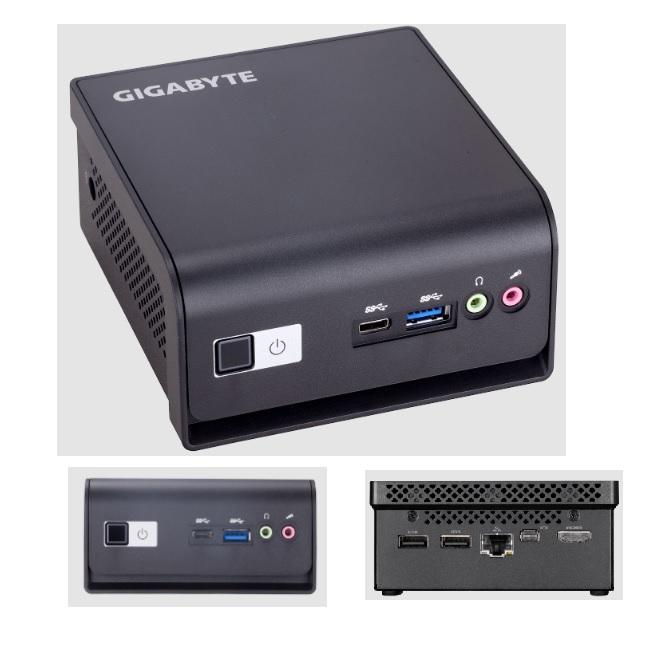 Computadora Barebone Gigabyte BRIX Celeron N4500 6w 1xDDR4 WI-FI HDMI Bluetooth GB-BMCE4500C - Hp