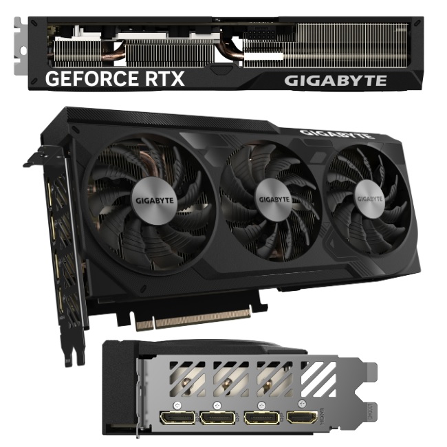 Tarjeta De Video Rtx 4070 Super  12Gb  Gddr6X  PciE 40  Hdmi 21  Dp 14  Gamer Gama Alta GV-N407SWF3OC-12GD - GV-N407SWF3OC-12GD