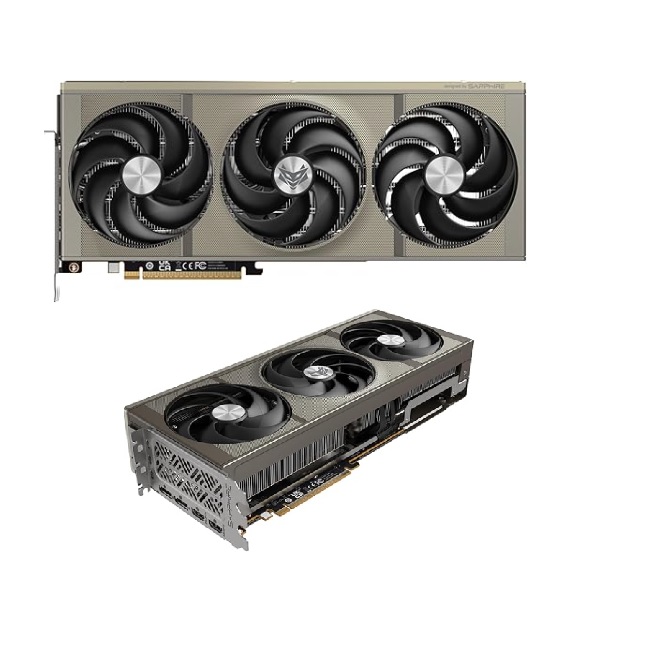 Tarjeta de Video Sapphire Nitro Radeon RX 9070 XT OC Gaming 16GB Triple Fan GDDR6 256-bit PCIe 5.0 HDMI DP 11348-01-20G - Samsung