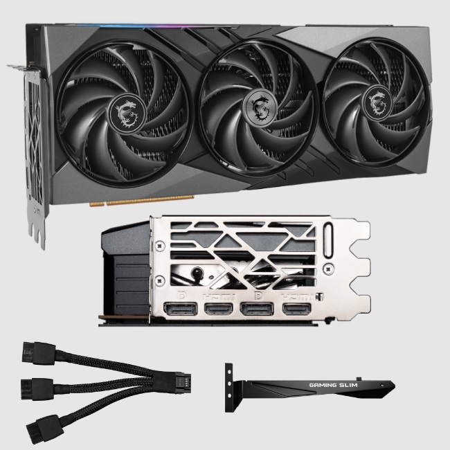 MSI - PCI Express 4.0 - NVIDIA - NVIDIA GeForce RTX 4090 - GDDR6 SDRAM - Código: RTX 4090 GAMING SLIM 24G | Compra en Guadalajara