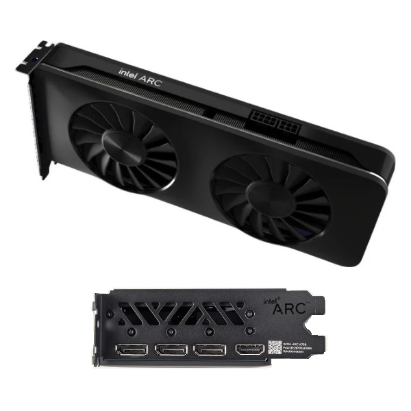 Intel Arc A750 - Tarjeta gráfica - Arc A750 - 8 GB GDDR6 - caja - para Next Unit of Computing 13 Extreme Kit - NUC13RNGi9 - Intel