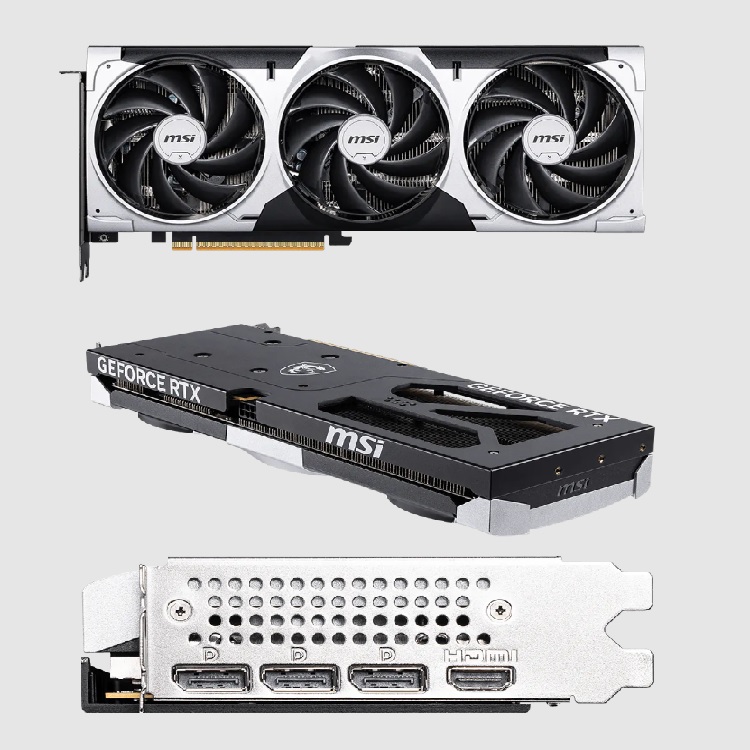 Tarjeta de video MSI 8GB GeForce RTX 5060 TI VENTUS 3xfan GDDR7 DLSS4 OC 1xHDMI 3xDP - Xfx