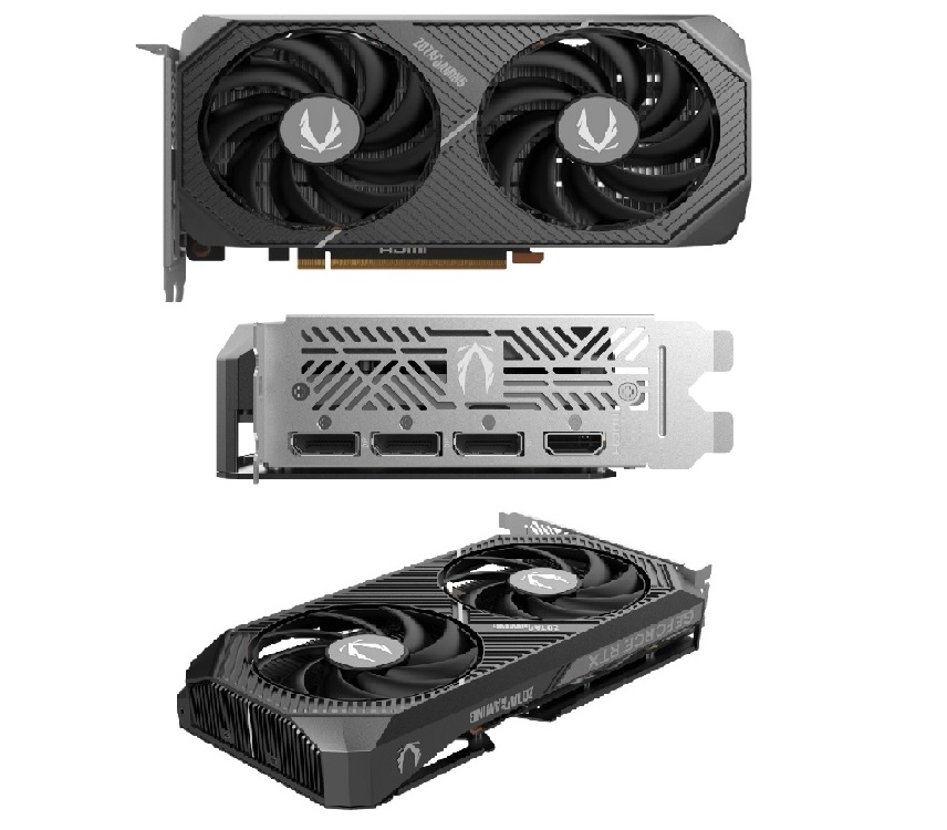 TARJETA DE VIDEO ZOTAC ZT-B50600H-10M RTX 5060 TWIN EDGE OC 8GB GDDR72527 MHZPCIE 5HDMI3DP2FAN - Gigabyte