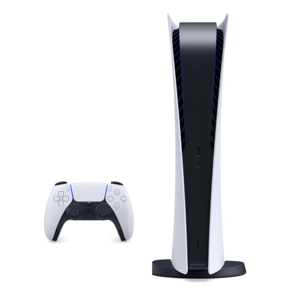 CONSOLA PLAYSTATION 5 PS5 SONY 825GB DIGITAL EDITION BLANCO/NEGRO - Balam Rush