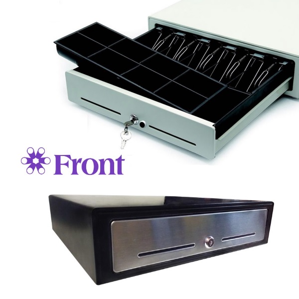 Cajón de Dinero Front 5 Billetes 8 Monedas 2 Ranuras Metálico Negro 410G58-B - Código: 410G58-B | Compra en Guadalajara