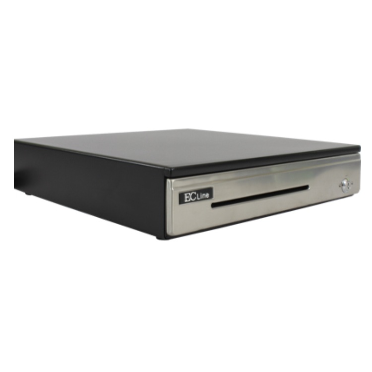 Cajon de Dinero EC LINE Ec-cd-100P 5 Billetes 8 Monedas RJ11- Voltaje Requerido 24V Open Box faltan separador  - Datalogic