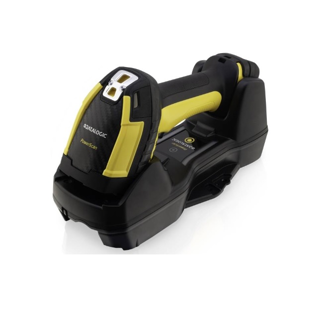 Lector Datalogic PBT9600-SRRBK10US Powescan bluetooh estandar bateria extraible Kit incluye escaner Base Cab-552 Fuente Alimentacion 8-0935 Cable alimenta - Evotec