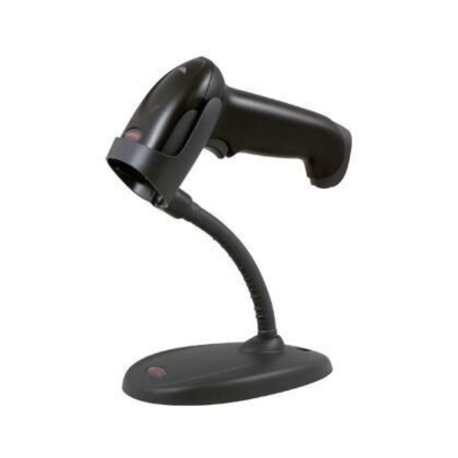 Lector de Codigo de Barras Honeywell Voyager Laser 1250G-2USB-1-N Alambrico 1D con Cable Usb y base Negro -Lector Open Box - Nextep