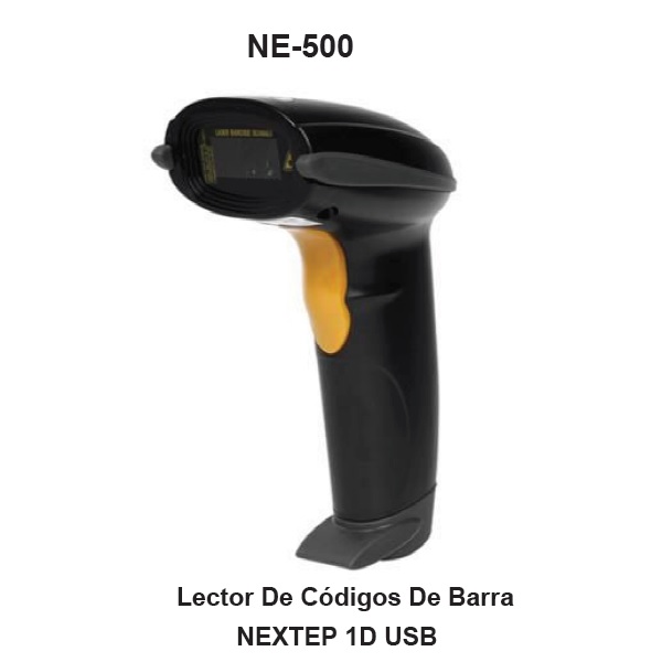 Lector De Cdigos De Barra Nextep Ne500  Lector De Cdigos De Barra Nextep 1D Usb Con Base  NE-500  NE-500 - NE-500