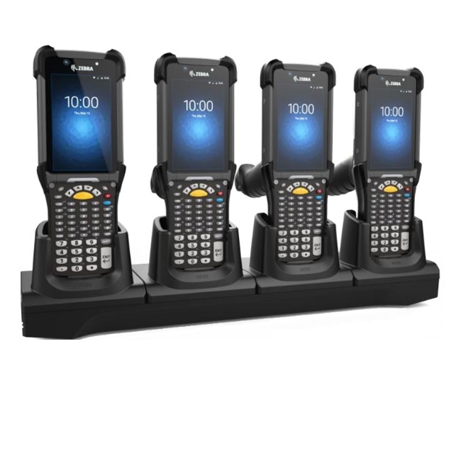 FOUR-SLOT CRADLE WITH FAST  CHARGING FOR MC9300 MC9400 MC9450 - Código: CRD-MC93-4SCHG-01 | Compra en Guadalajara