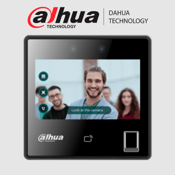 DAHUA ASI3214A-W - Control de acceso con reconocimiento facial y pantalla táctil de 4.3/ 3000 rostros/ 5000 huellas y 3000 tarjetas MIFARE. Rango de reconocimiento de 0.3 a 1.5 m/ WiFi/ TCP/IP/ Wiegand/ RS485/ P2P. FACT - Código: DHI-ASI3214A-W | Compra en Guadalajara