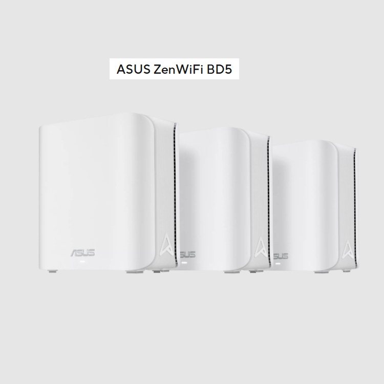 Sistema ASUS ZenWiFi BD5 Wifi 7 BD5W-3-PK extendible Router 5000Mbps Dual 2.5G 4K-QAM 4 antenas internas - Código: BD5(W-3-PK) | Compra en Guadalajara
