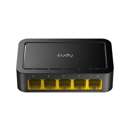 Switch Cudy FS105D de escritorio 5 puertos ethernet 10/100Mbps carcasa de plástico no administrable plug and play - Dell