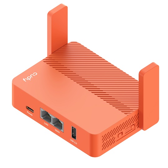 Router Wi-Fi portátil para viaje Cudy TR1200 AC1200 multi-modo AP/WISP/RE 1 pto WAN y 1 LAN 10/100 con 2 antenas externas 1 pto USB2.0 - Tp Link