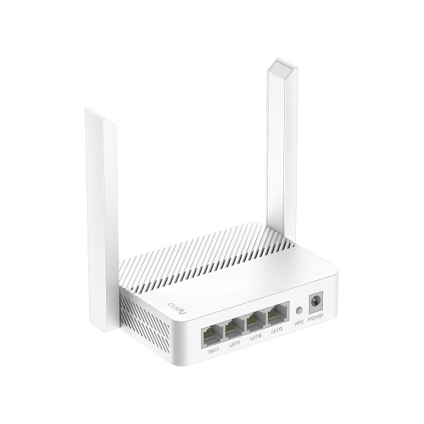 Router Wi-Fi Cudy WR300 N300 2.4GHz 2T2R 22 MIMO 1x WAN y 3x LAN RJ45 Ethernet 10/100 modo AP/RE/WISP/Client 2x antenas ext. - Netis